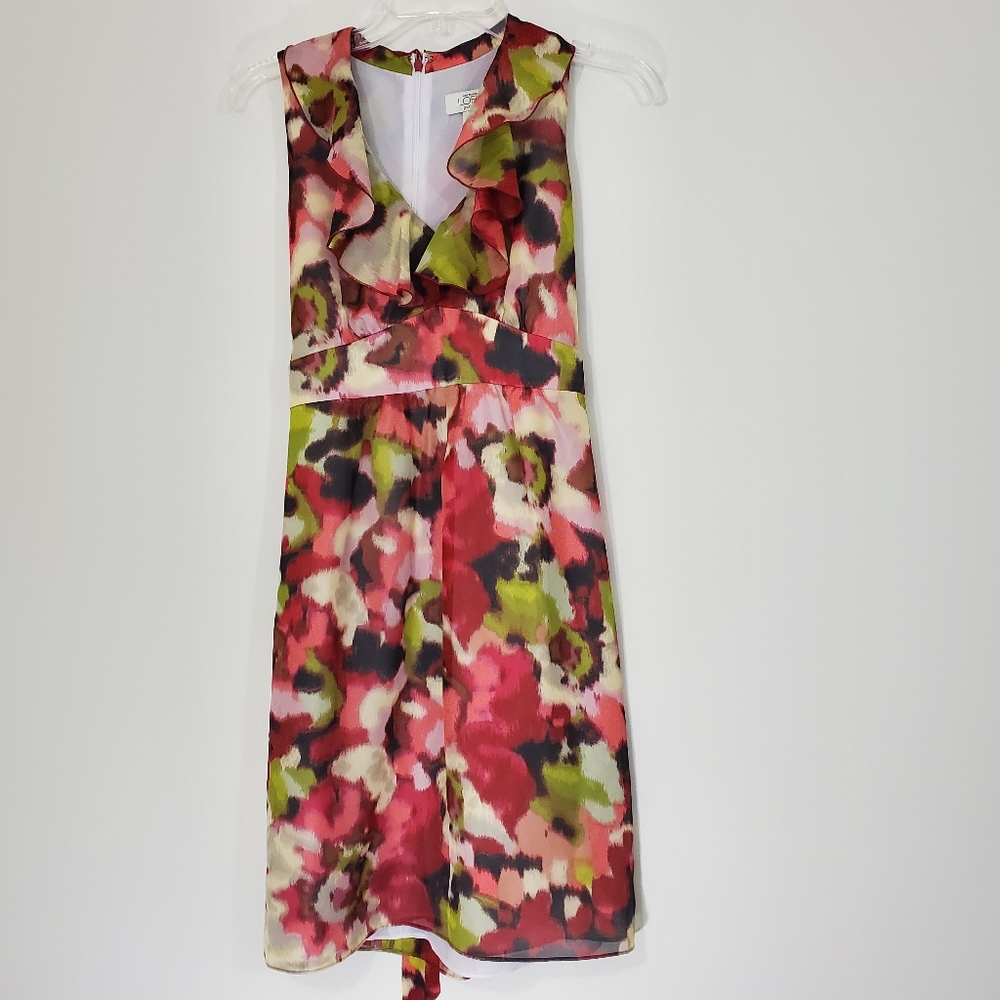 Ann Taylor Floral Sleeves Dress, Size 6P